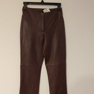 bebe Chocolate Straight Leg Pants